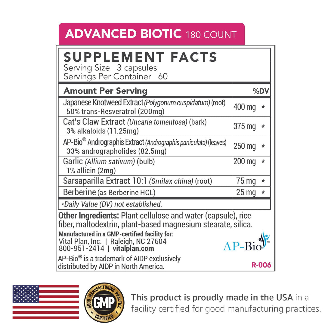 Advanced Biotic - Vital Plan
