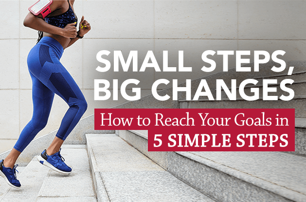 Small Steps, Big Changes: How to Reach Your Goals in 5 Simple Steps - Vital Plan