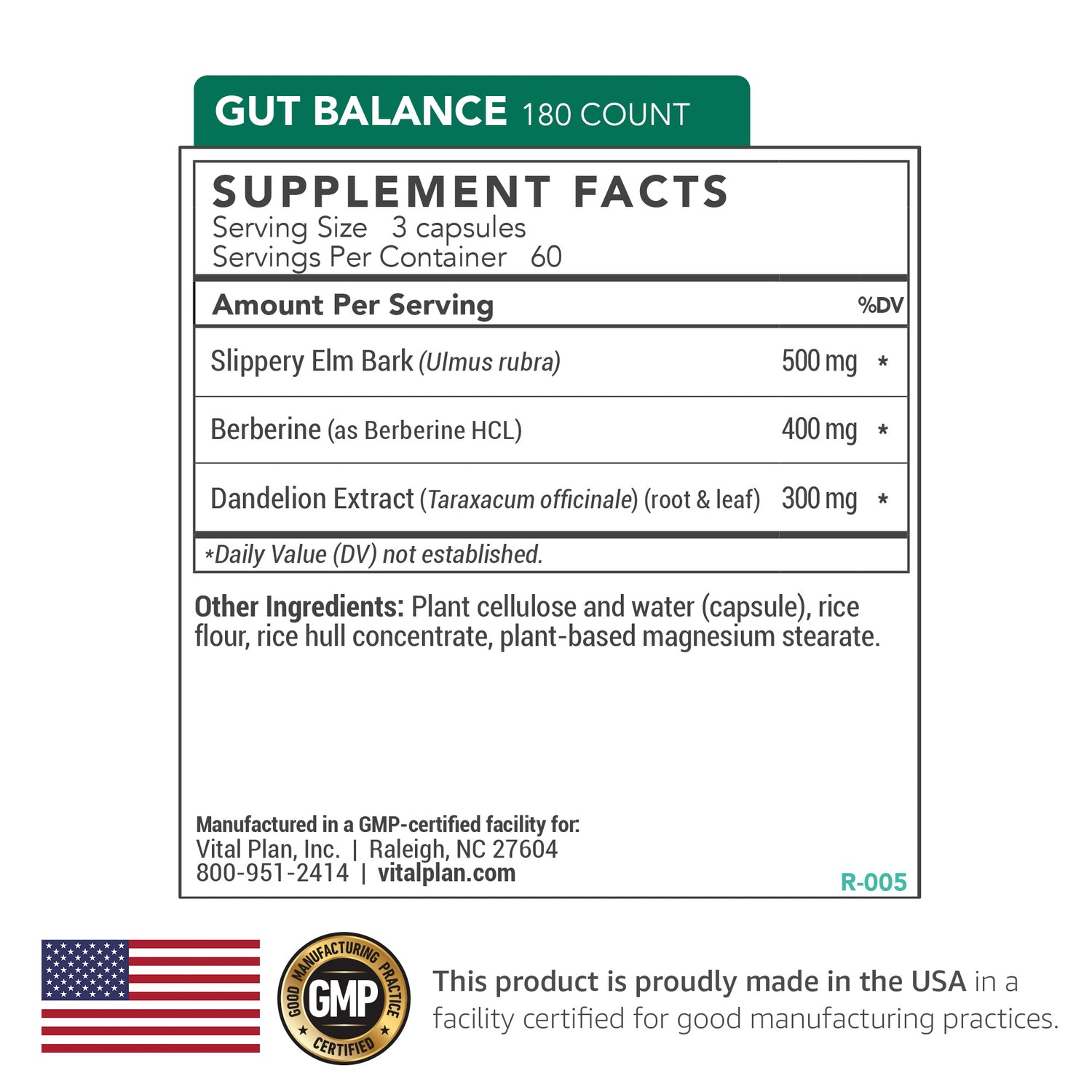 180ct_Gut_Balance_Supplement_Facts_Panel - Vital Plan