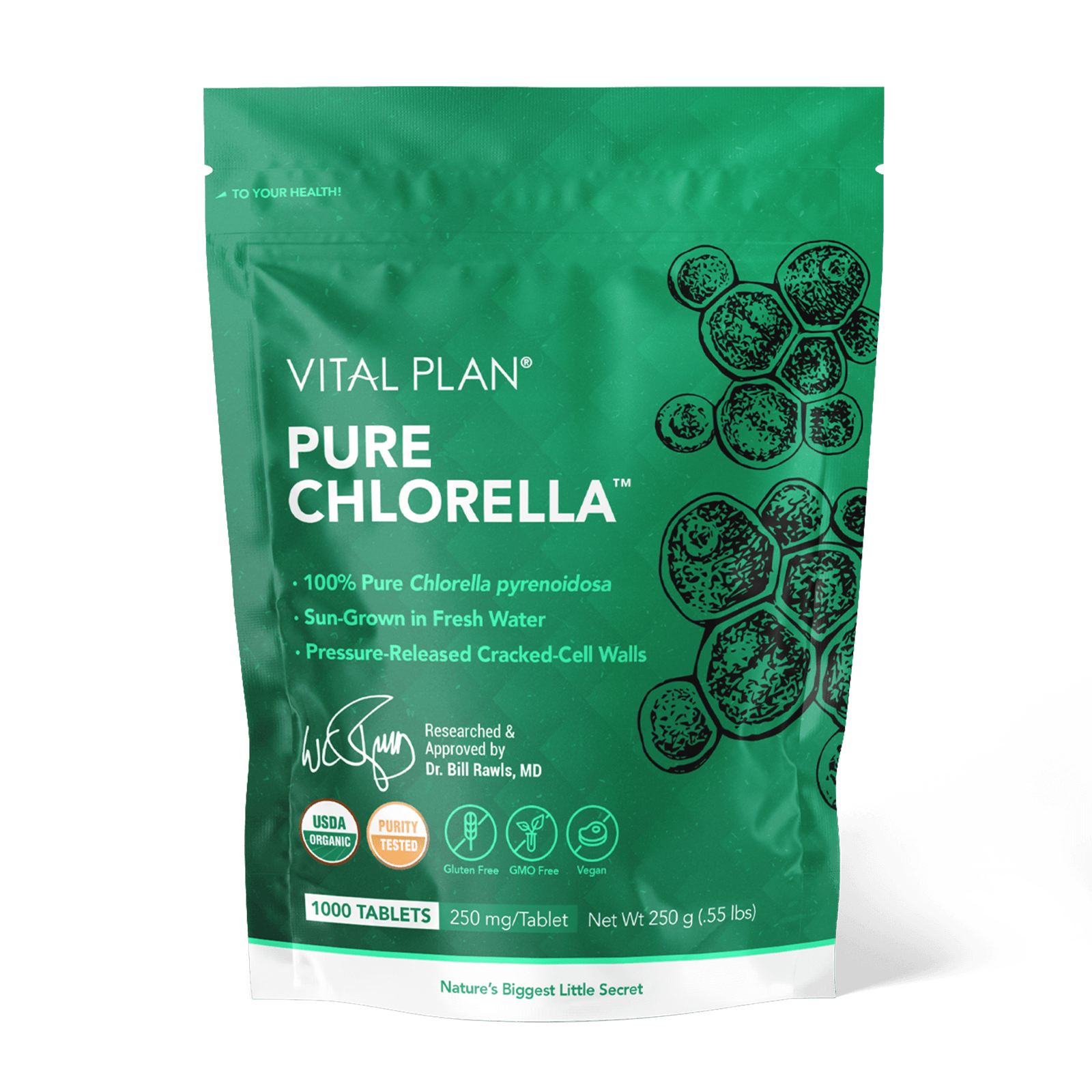 Pure Chlorella - Vital Plan